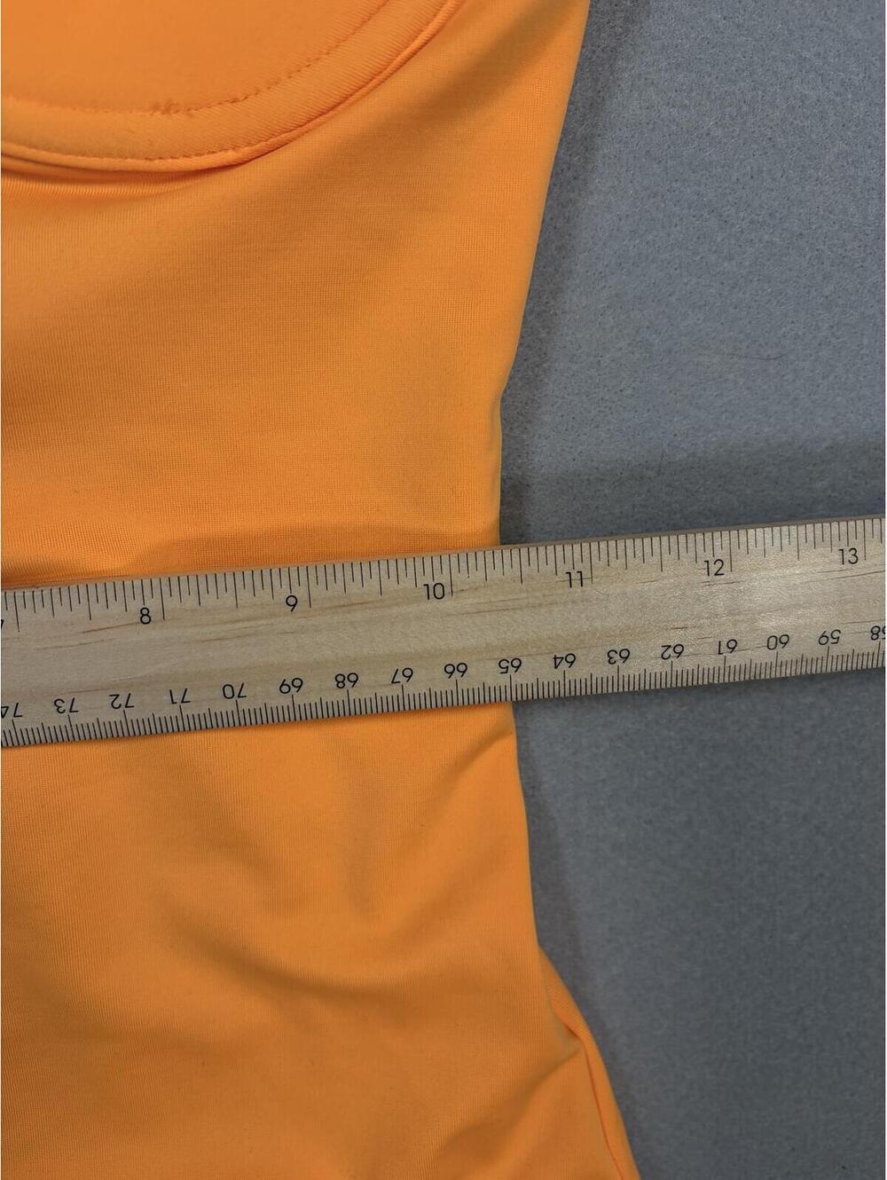 NWT J.Crew Underwire Size 2 Hi-Cut Swimsuit Fluorescent Orange Convertible Y2K - Picture 14 of 16